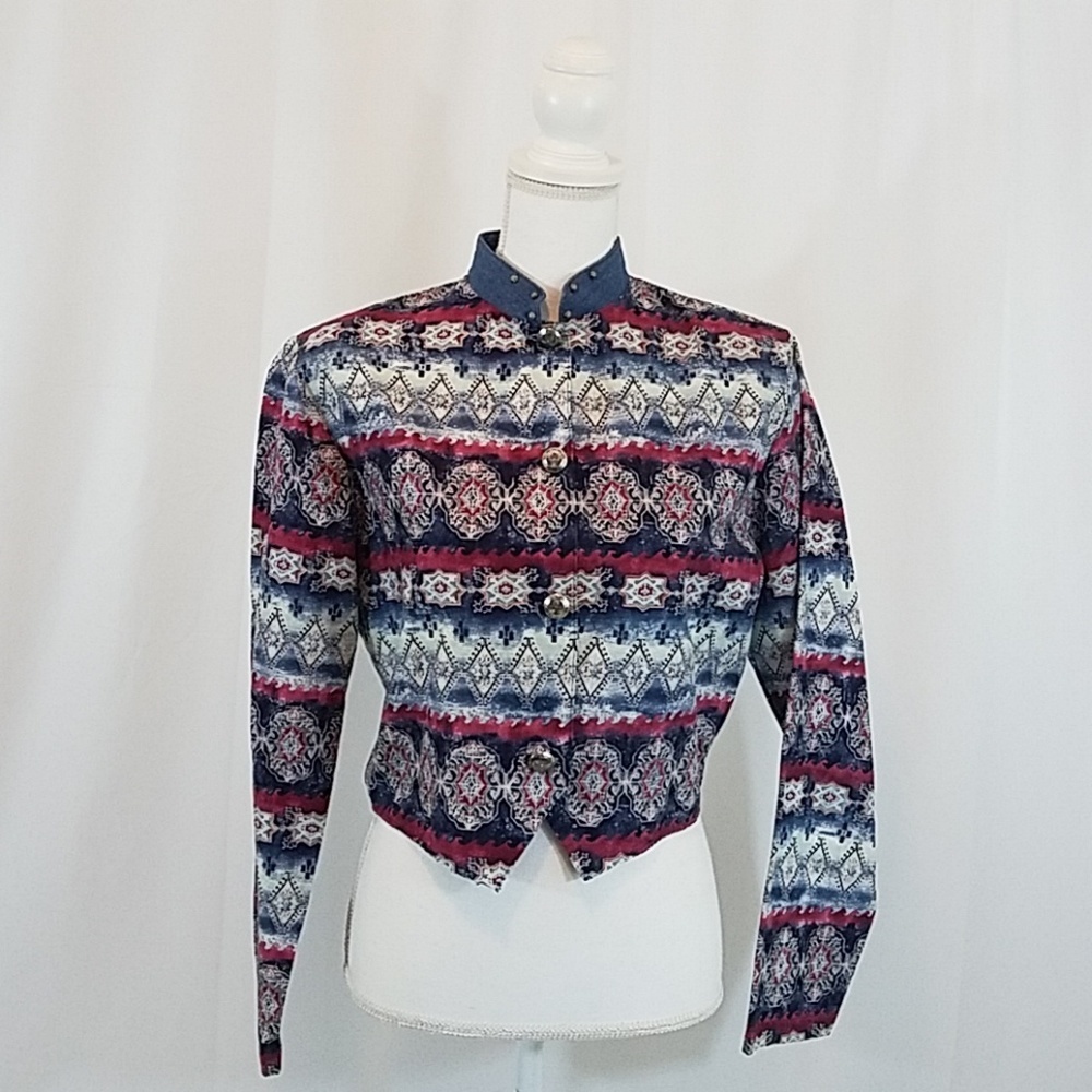 FiveStar by Roper Retro Western Top M
